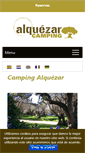 Mobile Screenshot of campingalquezar.com