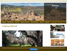 Tablet Screenshot of campingalquezar.com